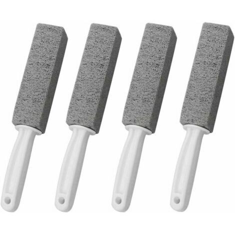 royaluxe - pièces brosse de nettoyage en pierre ponce avec poignée bloc de nettoyage brosse de toilette nettoyant toilette pour cuisine/grill/salle de bain/toilette Gut/piscine