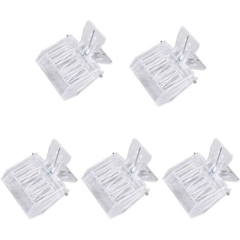 royaluxe -Pièces Clips de Attrape-Cage à Reine des Abeilles Outil de Capture de Reine en Plastique Attrape-Reine Attrape-Reine Attrape-Abeille Cage à Reine des Abeilles Attrape-Marquage de la Reine de