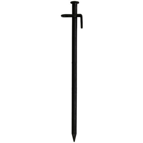 royaluxe -Piquets de tente en acier au carbone, clous de tente robustes de 10mm de diamètre, piquets de Camping pour clouer des tentes, auvents, bâches, longu de 40cm