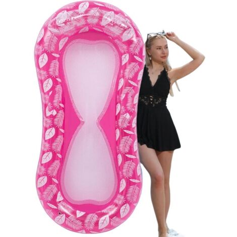 royaluxe -Piscine Gonflable Adulte, Hamac Flottant de Piscine Gonflable, Chaise Bouée de Piscine d'eau Matelas en Filet Flottant, Tapis de Piscine Flottant Hamac pour Adultes et Enfants