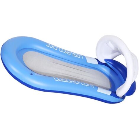 royaluxe -Piscine Gonflable pour Adultes Hamac Pliant Chaises inclinables pour Adultes Hamac Flottant dans l'eau Piscine Flott Piscine Hamac Piscine Hamac Flott Rangée Bouée Orange Gonflable