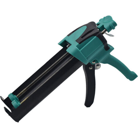 royaluxe - Pistolet à colle à deux composants à économie de main-d'œuvre, outils de construction de joints de beauté pour carreaux de céramique, pistolet à colle à calfeutrer universel à double barill