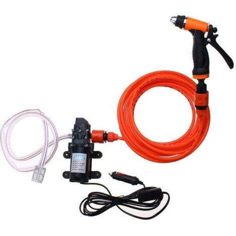 royaluxe -Pistolet à pression portable pour nettoy haute pression 12 V 70 W 87 psi pour voiture, jardin, maison