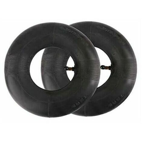 royaluxe -Pneu de Chambre à Air 2 PièCes SéRies 4.10/3.50-4 Pouces pour Diable, Chariot, Chariot Manuel, Chariot de Jardin, Tondeuse à Gazon, Tube de Remplacement 4.10-4 Accessoires pour tondeuses à g