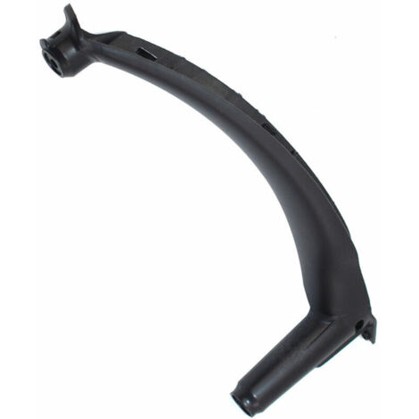 royaluxe - Poignee de porte, garniture de porte interieure droite, panneau de couverture de poignee, couvercle d'habillage de traction 51416969402 pour BMW E70 X5 2008-2013, modele : noir 81