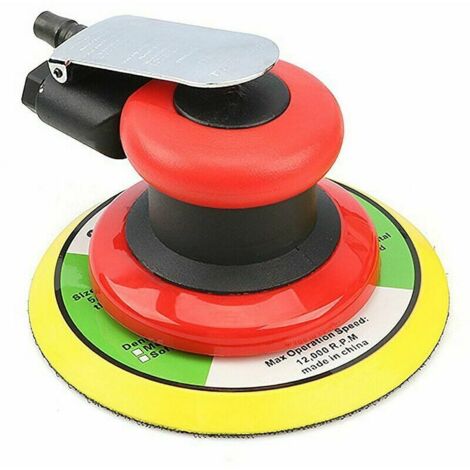 royaluxe -Ponceuse pneumatique 6 ''polisseuse pneumatique ponceuse à Air ponceuse orbitale à paume meuleuse ponceuse à paume ponceuse outil，Pour le polissage et le ponçage