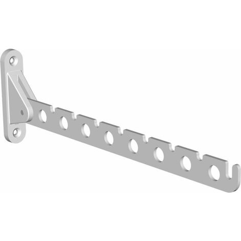royaluxe - Porte Cintre Mural, Etendoir Mural Rabattable en Acier Inoxydable Sechoir Linge Mural Rabattable Accroche Murale Vêtement Etendoir Mural Pliable Crochet Cintre pour Chambre Salon Balcon,