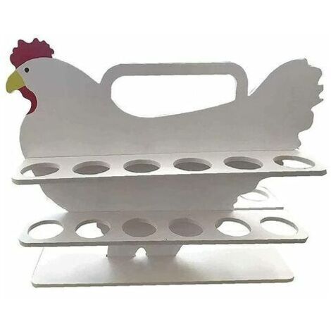 royaluxe - Porte-oeufs en bois porte-oeuf portable plateau d'oufs de cuisine stockage stockage armoire de stockage d'oufs