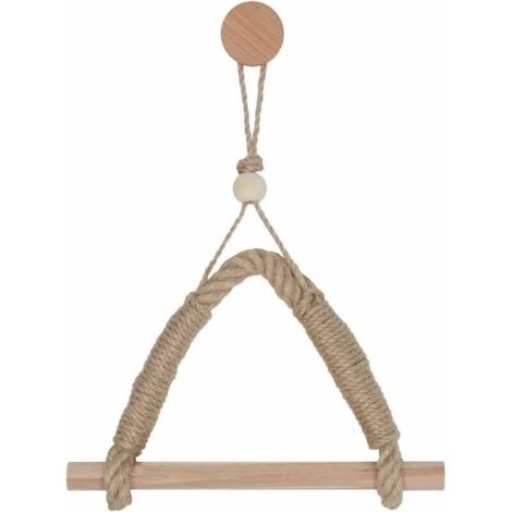 royaluxe - Porte-papier toilette vintage en corde de chanvre pour salle de bain (style A)