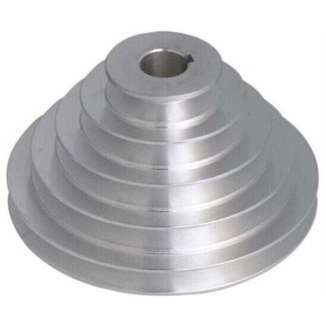 royaluxe -Poulie 5 plis en aluminium de première qualité - 19mm ID, 54-150mm OD pour courroies trapézoïdales de type A