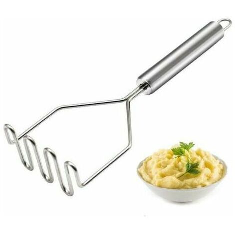 royaluxe - Presse Purée, presse-purée manuel en acier inoxydable ,ustensile de cuisine Broyeur de Fruits et Légumes, Idéal pour la purée de pommes de terre, le guacamole ,légumes, pommes de terre, beu