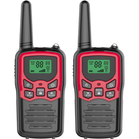 royaluxe - Professionnel Talkie Walkie Rechargeable pour Adultes Adolescents Jeux Exterieur, Cadeau pour Terrain Vélo Randonnée Camping et Excursion