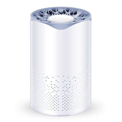 royaluxe - Purificateurs d'air pour la maison [filtre à air HEPA H13 ultra silencieux] purificateur d'air intelligent pour fumée, allergies, squames d'animaux, poussière, pour chambre/bureau, blanc, c