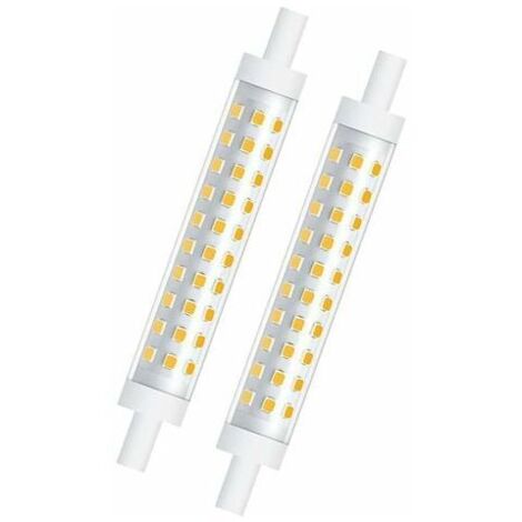 royaluxe - R7s 118mm Ampoule LED, 10W Double Extrémité Lampe Linéaire J118 220V 1000 Lumen équivalent 100W Halogène Blanc Naturel 4000K pour Projecteur, Lampadaire, Salon, Jardin(Non-Dimmable, lot de