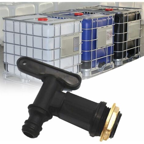 royaluxe - Robinet Cuve 1000l,Robinet Cuve à Eau Plastique Robinet Pour Recuperateur D'eau De Pluie,3/4" Robinet Adaptateur Récupérateurs Robinet Pour Ibc D'adaptateur De Cuve (1PCS)