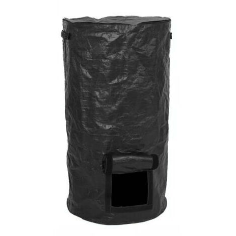 royaluxe -Sac à déchets-Sac de compost organique bacs à compost de jardin cuve de fermentation des déchets réutilisable 45 80 cm 34 gallons