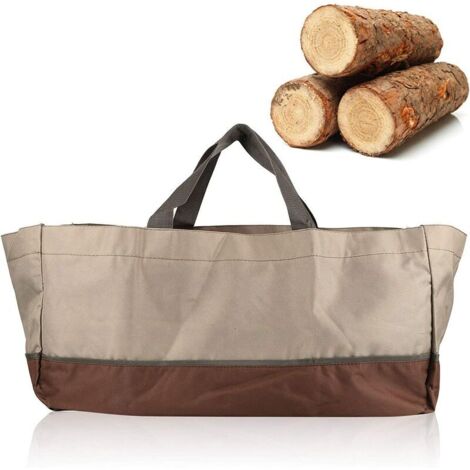 royaluxe - Sac De Charbon De Bois, 600d Sac de Transport de Bois de Chauffage en Tissu Oxford Sac de Transport pour fourre-Tout &agrave Charbon de Bois Grande capacit&eacute &Eacutetanche pour Un Tran