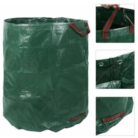 royaluxe - Sac Poubelle de Jardin 500L Couleur Vert 2 Pièces Extérieur