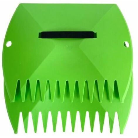 royaluxe - Sac poubelle vert, râteau à feuilles, éboueur à main, Extérieur