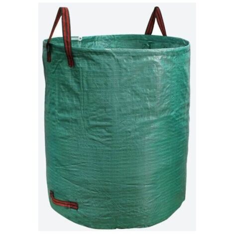 royaluxe - Sacs poubelles de jardin portables de grande capacité, sacs poubelles de jardin réutilisables et résistants, type vert Extérieur