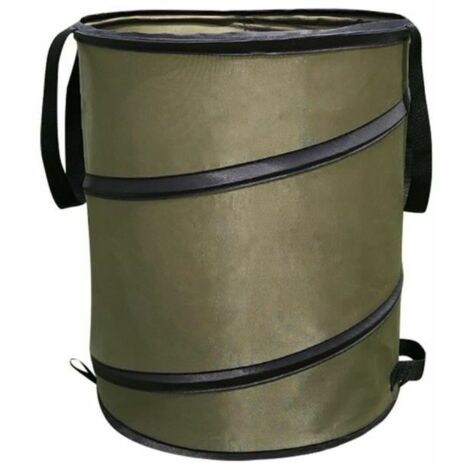royaluxe - Sacs poubelles de jardin, poubelle de jardin pliable portable, Extérieur