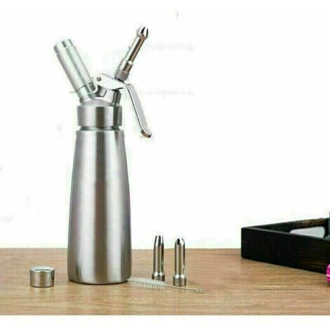 royaluxe - Siphon à Crème Fouettée Professionnel en 304 Acier Inoxydable 0,5 L