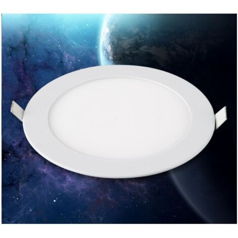 royaluxe -Spot encastrable mur et plafond  Plafond Spot Encastré Led 15w, Ultraminces Rond Diamètre 170mm , Blanc Froid 6500k, Lampe Panneau De Plafond