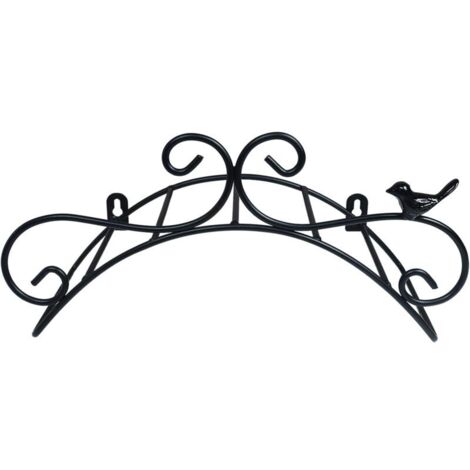 royaluxe -Support de tuyau d'arrosage robuste - Support mural pour tuyau d'arrosage décoratif - Enroul de tuyau en métal solide pour l'extéri