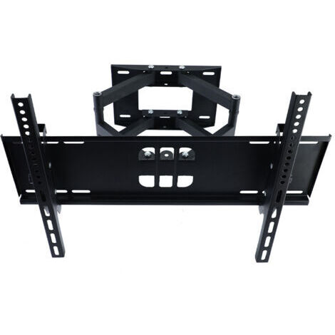 royaluxe -Support TV à mouvement complet, support mural TV pour la plupart des téléviseurs, peut supporter jusqu'à 132 lb, Max VESA 600 x 400 mm, convient aux montants en bois de 16"