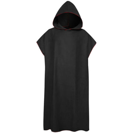 royaluxe -Surf Poncho Serviette a langer Peignoir a sechage rapide avec capuche Couverture de plage en microfibre Serviette de bain Serviette de bain Combinaison Poncho de plage pour adultes,modele:No