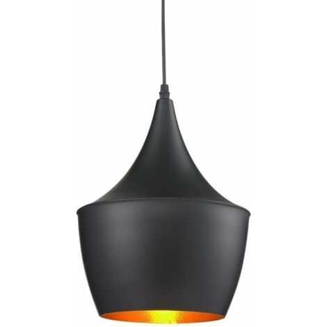 royaluxe -Suspension Luminaire Moderne 40W Style Industrielle Vintage Rétro E27 Lustre Edison Culot Plafonnier Abat-jour en Métal Eclairage pour Chambre Cuisine Salle à Manger Salon Escalie Bar Couloi