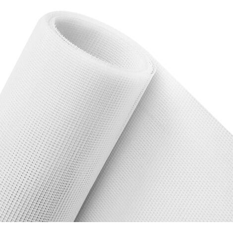 royaluxe - Toile Moustiquaire en Fibre de Verre pour Fenêtres Indéchirable et Résistant aux Insectes, Découpable, Blanc