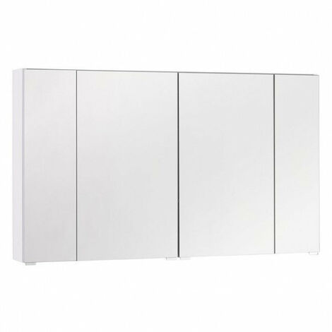 ROYO 123041 APOLO Camerino LED Con Espejo 4 Puertas 120 cm Blanco Brillo - ref: 123041