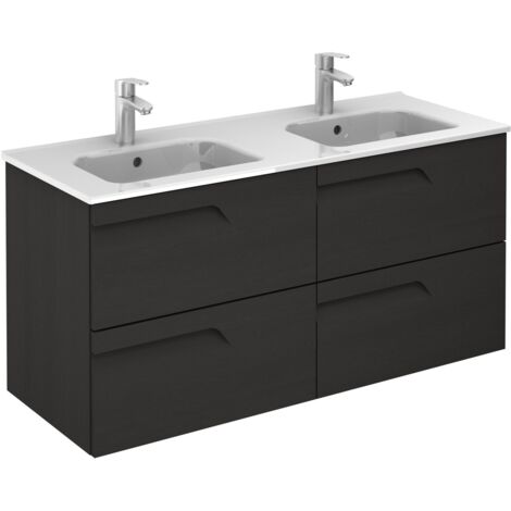 ROYO C0072393 VITALE Conjunto Mueble de Baño Completo 120 cm 4 Cajones Gris Nature - ref: C0072393