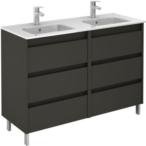 ROYO C0072628 SANSA Conjunto Completo 120 6 Cajones Antracita Brillo - ref: C0072628
