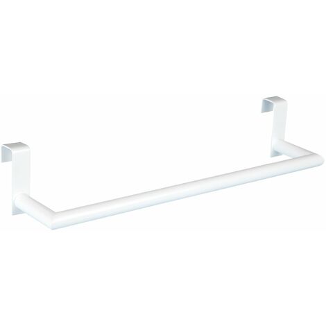 Toallero lateral adhesivo mueble cromado 30x6.5 cm