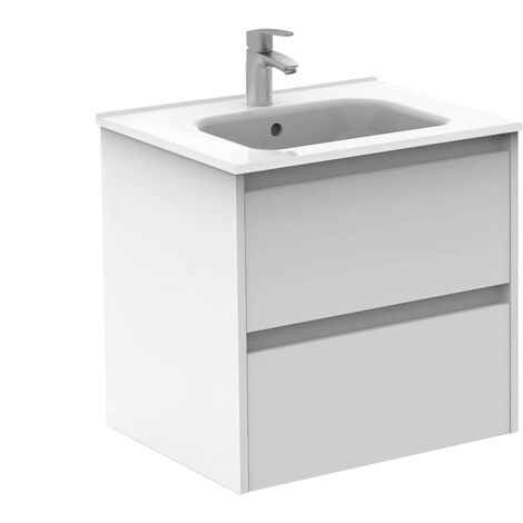 ROYO SANSA Conjunto Completo 2 Cajones Blanco Brillo - Medida: 60 CMS - ref: C0072637