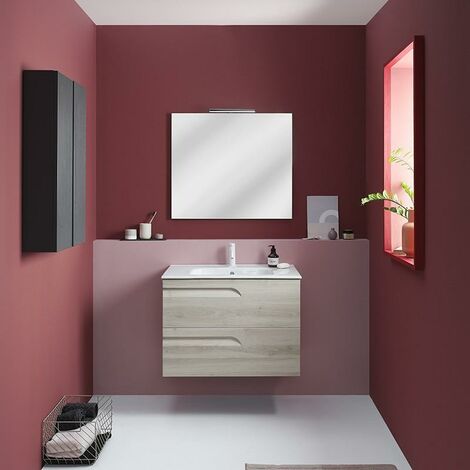 ▷ Mueble de baño Alahambra con lavabo -【Fondo reducido】- TheBath