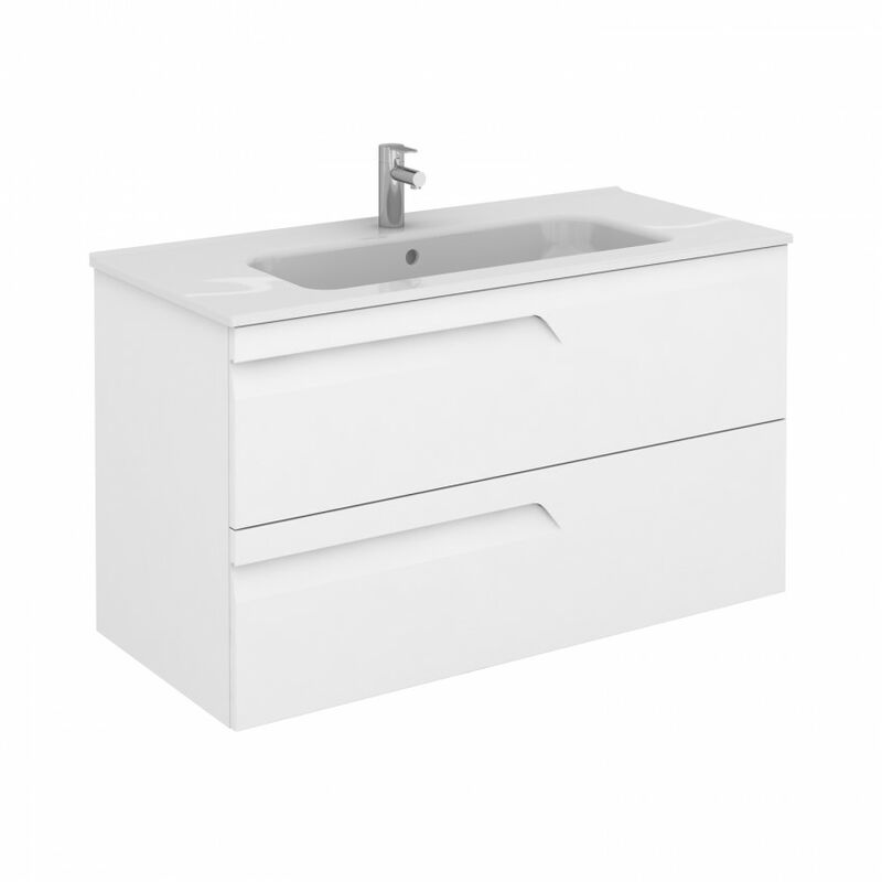 

Mueble de baño 2 cajones Vitale 100x46 Blanco - Royo