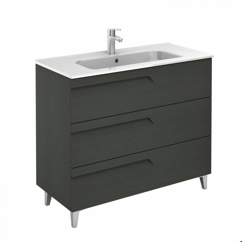 

Conjunto mueble de baño Vitale 100 Gris Nature - Royo