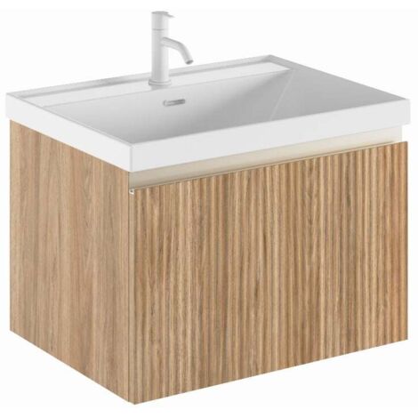 ROYO VORA Mueble 1C+Lavabo Cairo Hickory Nature - Medida: 60 cm - ref: C0078429