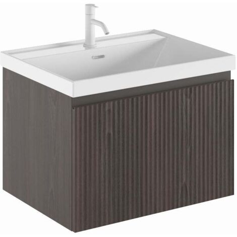 ROYO VORA Mueble 1C+Lavabo Cairo Nogal Notte - Medida: 60 cm - ref: C0078432