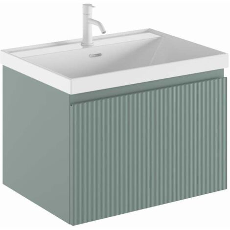 ROYO VORA Mueble 1C+Lavabo Cairo Verde Mineral - Medida: 80 cm - ref: C0078015