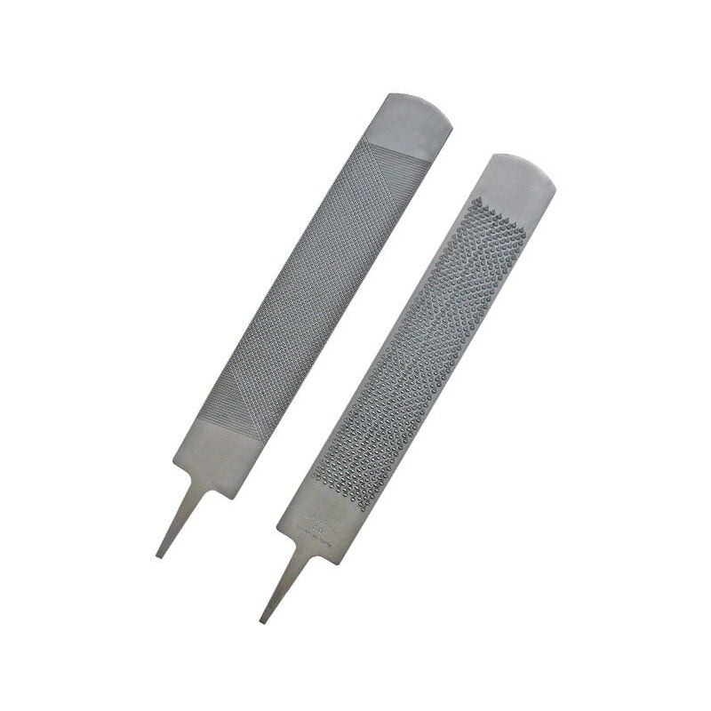 Bassoli - Raspa 60mm più manche bois: Râpe 60 mm type plat pour voyous