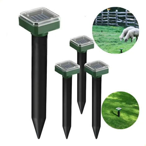 Rpulsif solaire X4 Rongeurs serpents et nuisibles du jardin