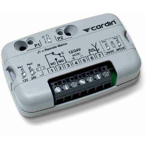 RQM508C1 - Mini receptor monocanal (12/24Vac-dc) CARDIN - RQM508C1