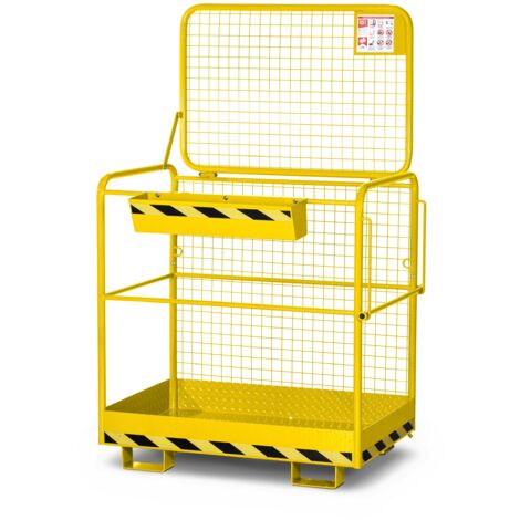 RR Industrietechnik Arbeitskorb Typ RAK-Eco RAL 1023 verkehrsgelb