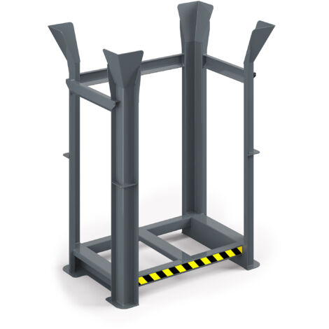 RR Industrietechnik Paletten Richtgestell RRG-10 BxTxH 1340x940x1930 mm RAL 7005 Mausgrau