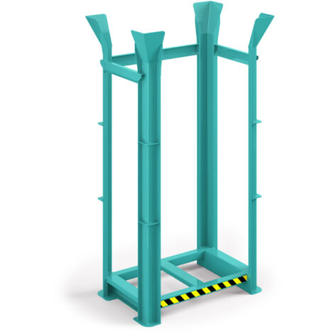 RR Industrietechnik Paletten Richtgestell RRG-15 BxTxH 1340x940x2650 mm RAL 5018 Türkisblau