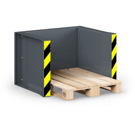 RR Industrietechnik Paletten Stapel Station RPS-05 BxTxH 1020x945x740 mm RAL 7005 Mausgrau